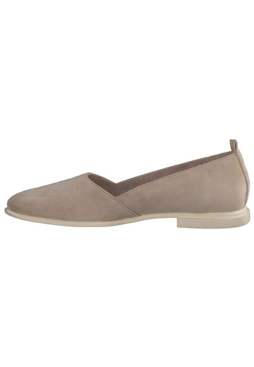 Paul Green Ballerinas Veloursleder Champagne
