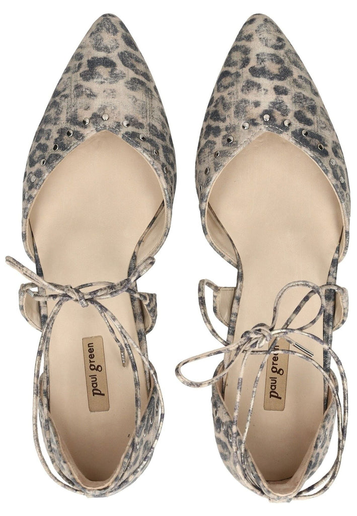 Paul Green Ballerinas Veloursleder Leopard