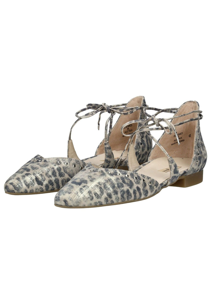 Paul Green Ballerinas Veloursleder Leopard