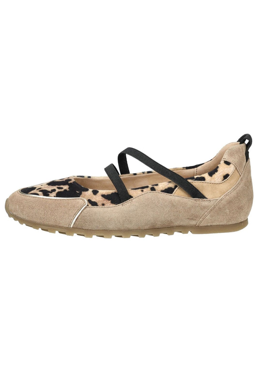 Paul Green Ballerinas Veloursleder Leopard