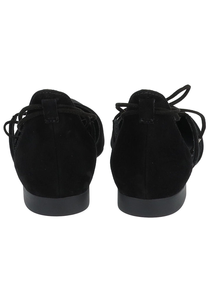 Paul Green Ballerinas Veloursleder Schwarz