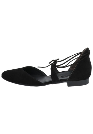Paul Green Ballerinas Veloursleder Schwarz