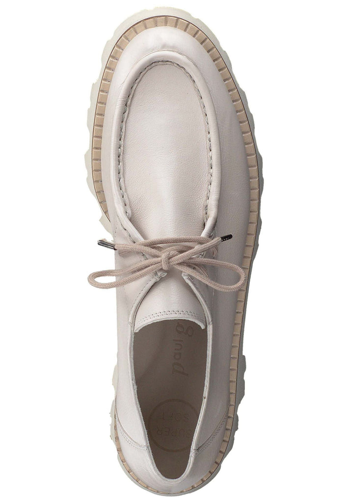 Paul Green Halbschuhe Glattleder Beige