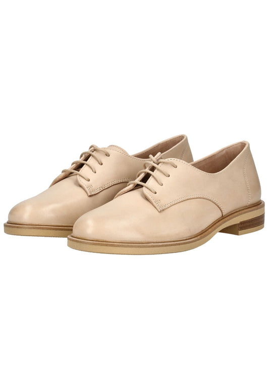 Paul Green Halbschuhe Glattleder Beige