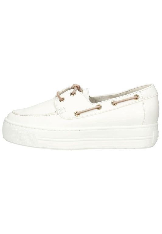 Paul Green Halbschuhe Glattleder Cream