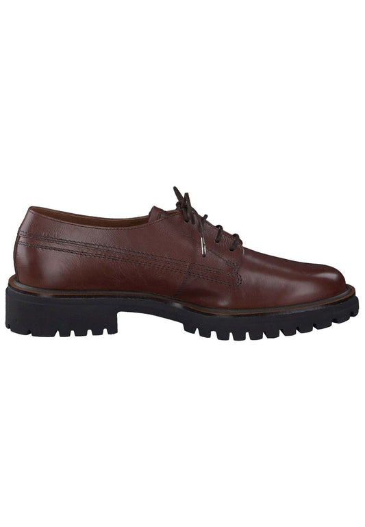 Paul Green Halbschuhe Glattleder Mittelbraun