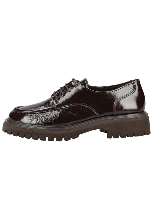 Paul Green Halbschuhe Glattleder Mocca