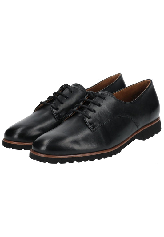 Paul Green Halbschuhe Glattleder Schwarz