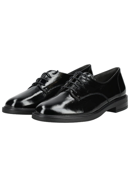Paul Green Halbschuhe Glattleder Schwarz