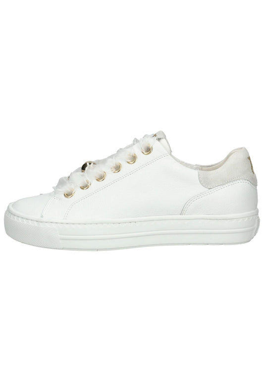 Paul Green Halbschuhe Glattleder Weiß