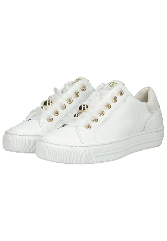 Paul Green Halbschuhe Glattleder Weiß