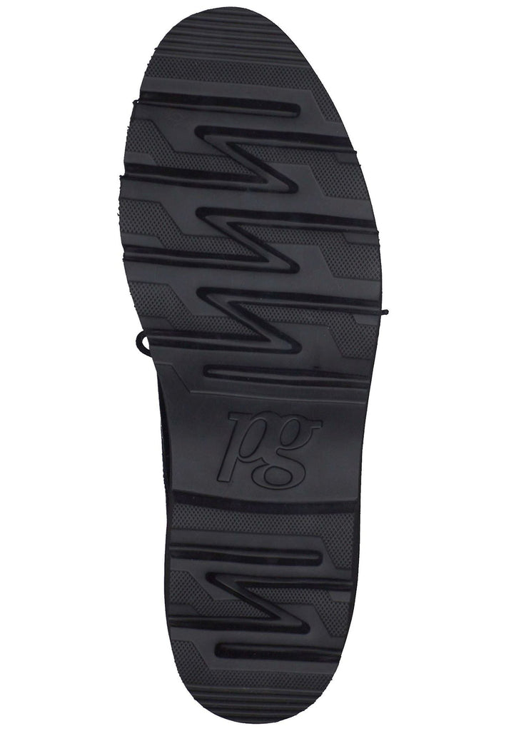 Paul Green Halbschuhe Leder Schwarz Lack