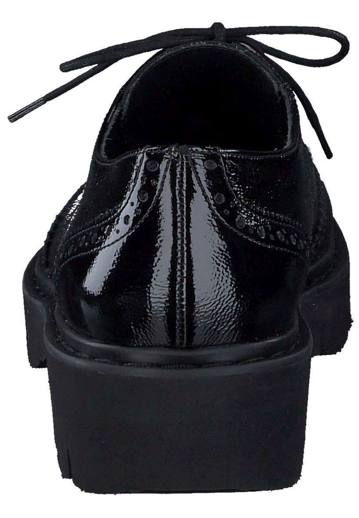 Paul Green Halbschuhe Leder Schwarz Lack