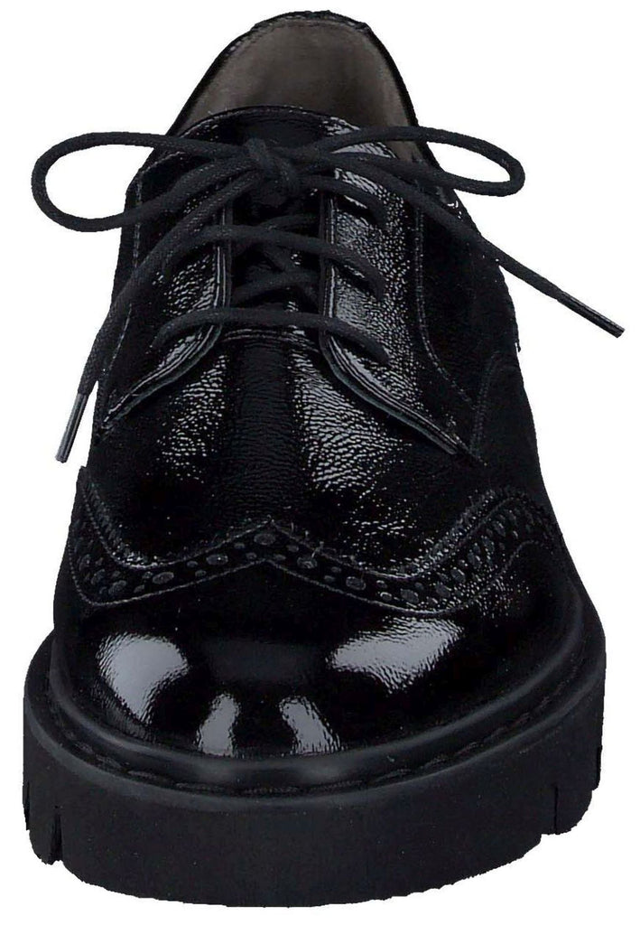 Paul Green Halbschuhe Leder Schwarz Lack