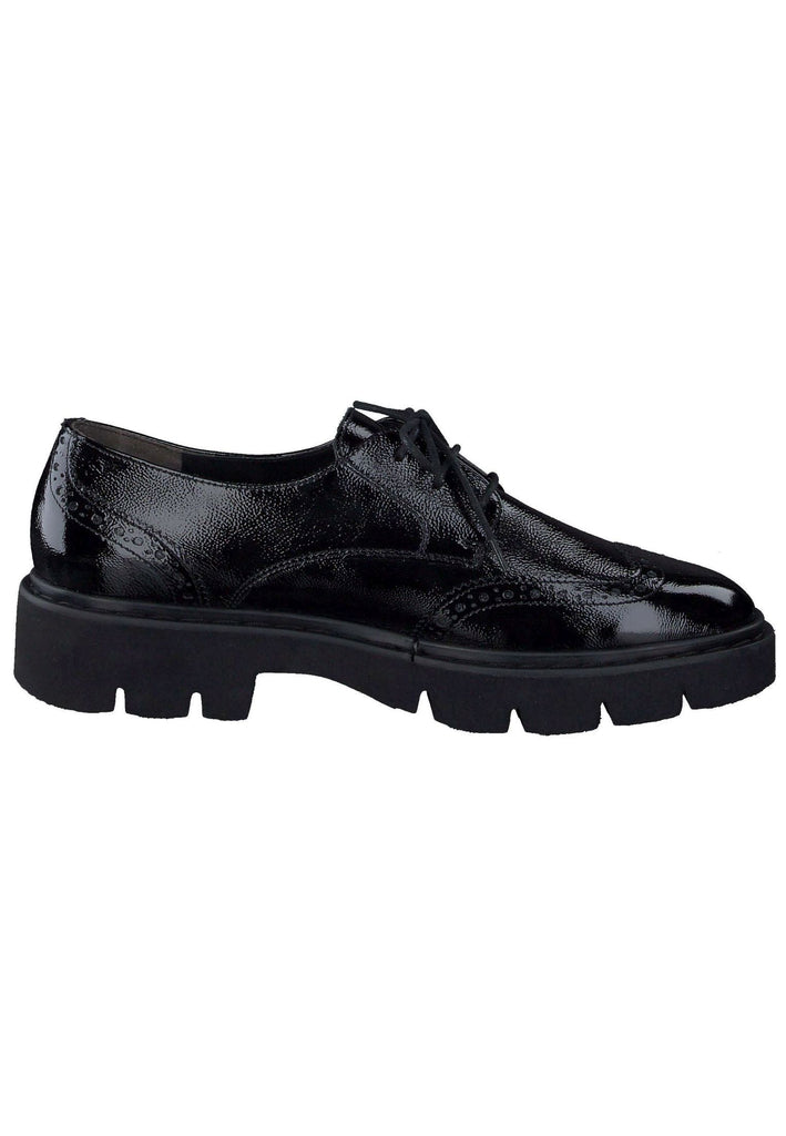 Paul Green Halbschuhe Leder Schwarz Lack