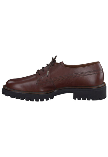 Halbschuhe Paul Green Halbschuhe Glattleder Mittelbraun
