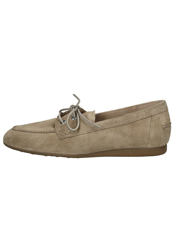 Halbschuhe Paul Green Halbschuhe Veloursleder Beige