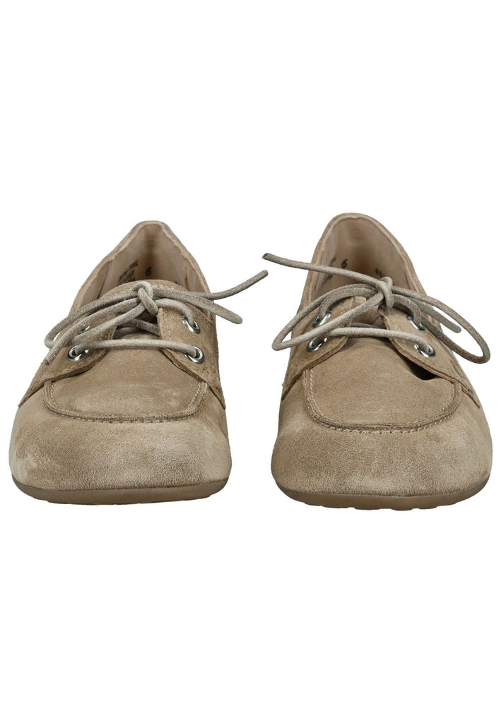 Paul Green Halbschuhe Veloursleder Beige