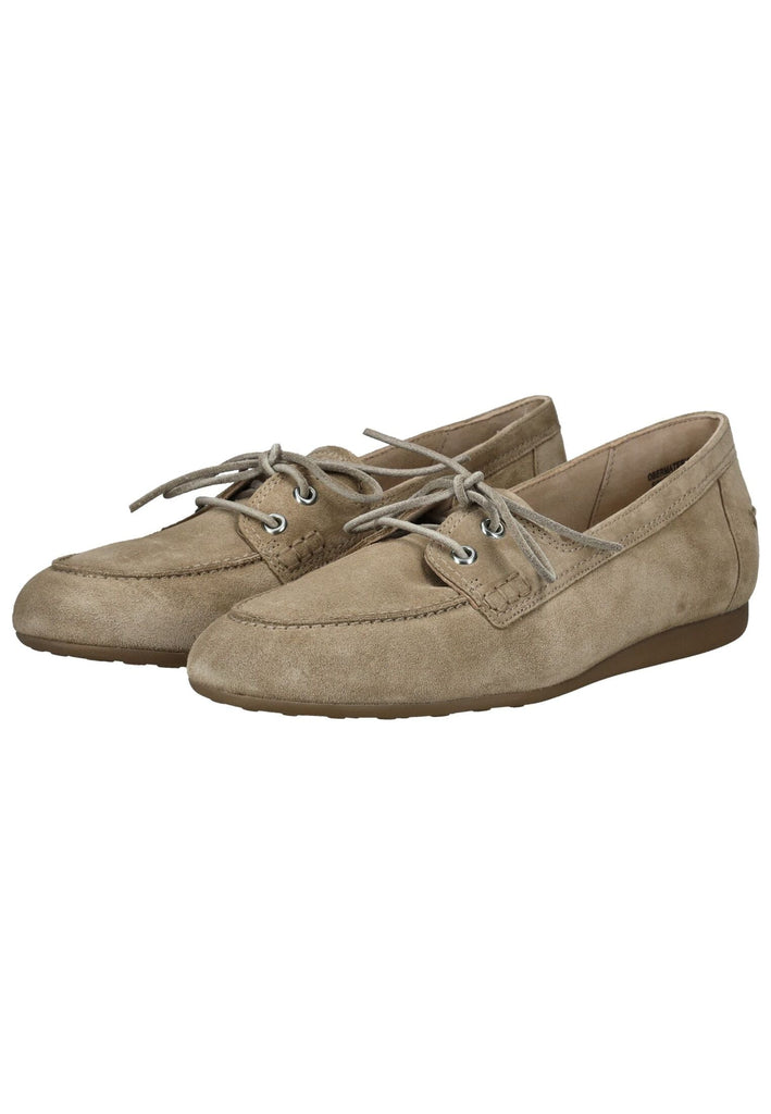 Paul Green Halbschuhe Veloursleder Beige