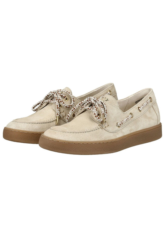 Paul Green Halbschuhe Veloursleder Beige