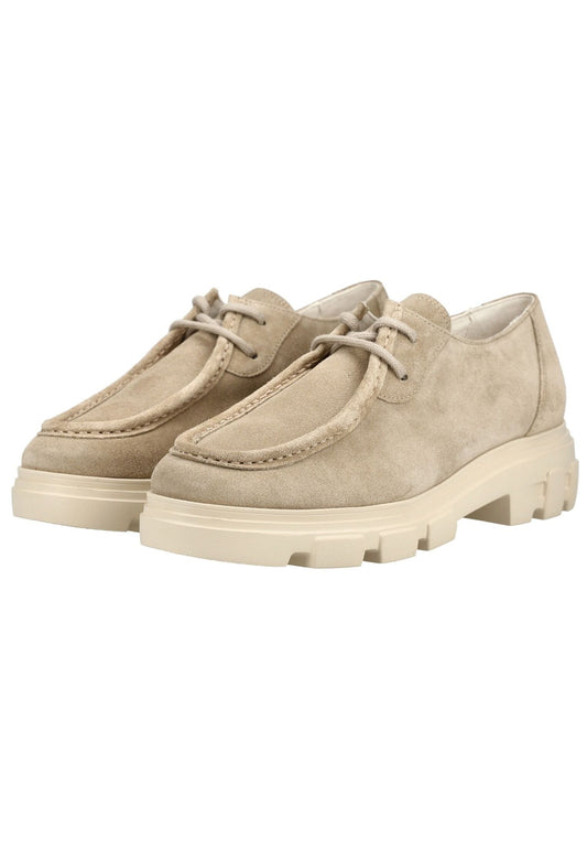 Paul Green Halbschuhe Veloursleder Beige