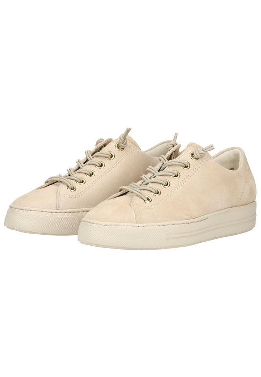 Paul Green Halbschuhe Veloursleder Beige