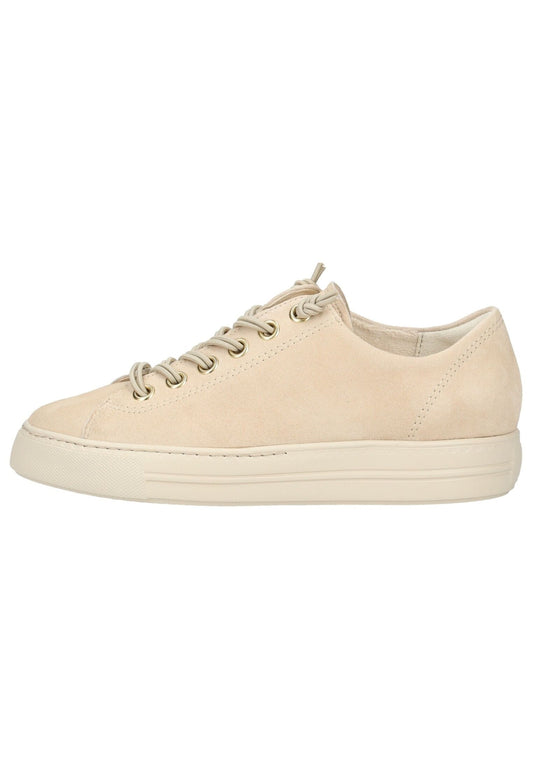 Paul Green Halbschuhe Veloursleder Beige