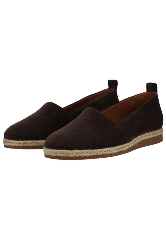 Paul Green Halbschuhe Veloursleder Braun