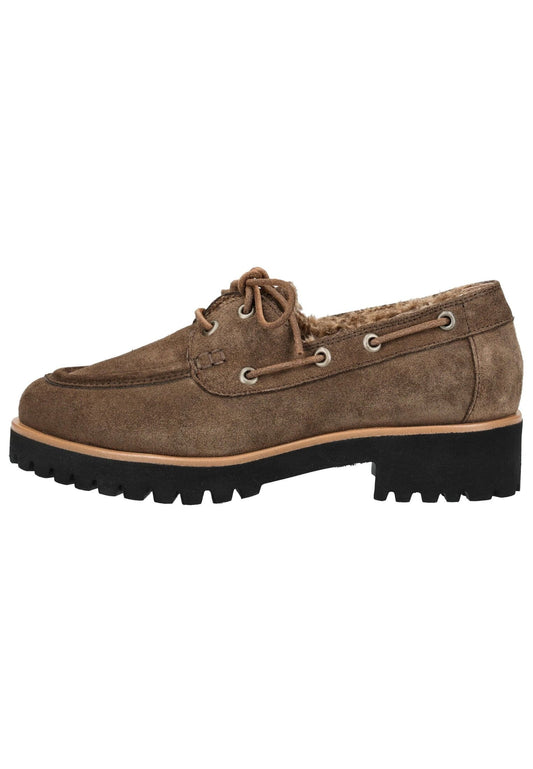 Paul Green Halbschuhe Veloursleder Erde Warmfutter
