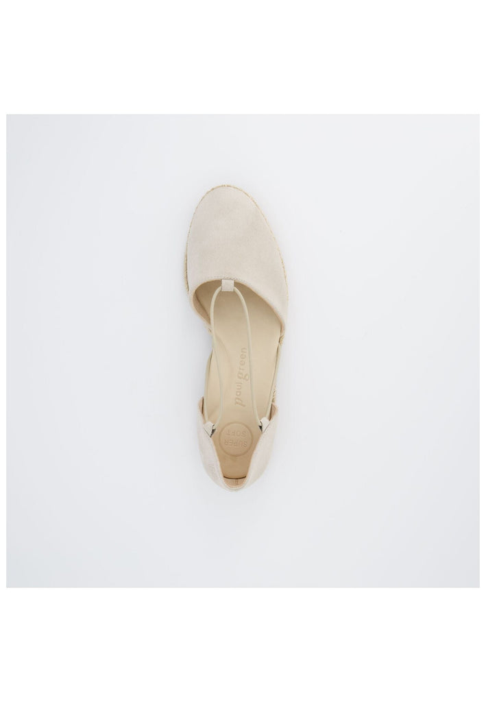 Paul Green Halbschuhe Veloursleder Hellbeige