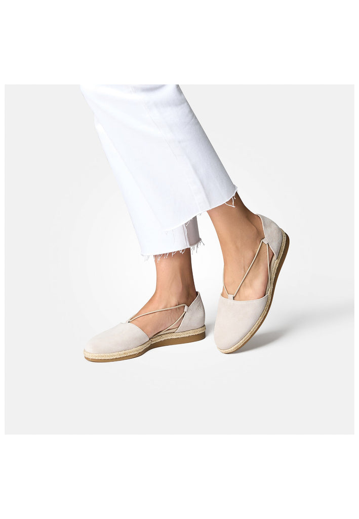 Paul Green Halbschuhe Veloursleder Hellbeige