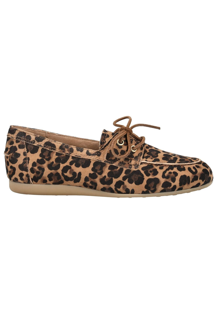 Paul Green Halbschuhe Veloursleder Leopard