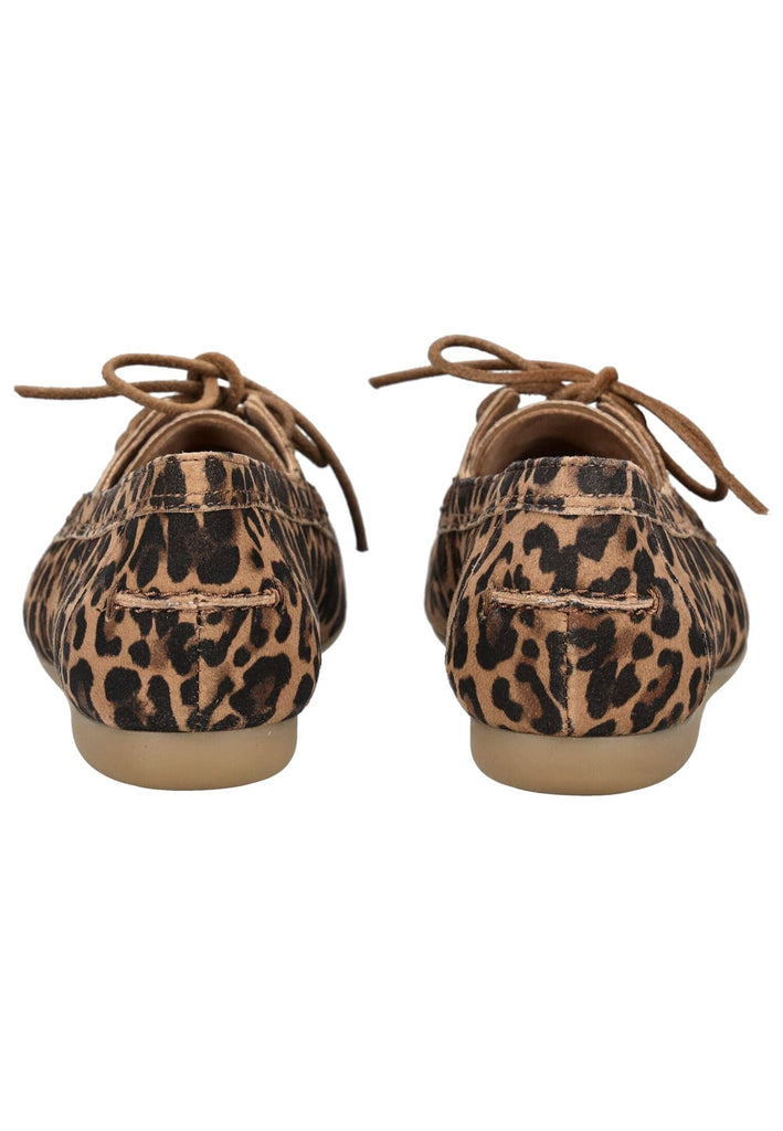 Paul Green Halbschuhe Veloursleder Leopard