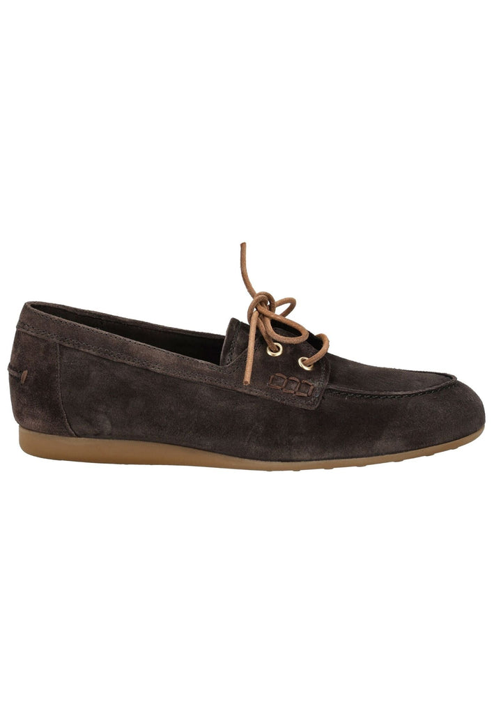 Paul Green Halbschuhe Veloursleder Mocca