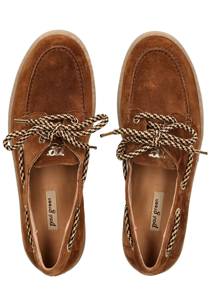 Paul Green Halbschuhe Veloursleder Toffee
