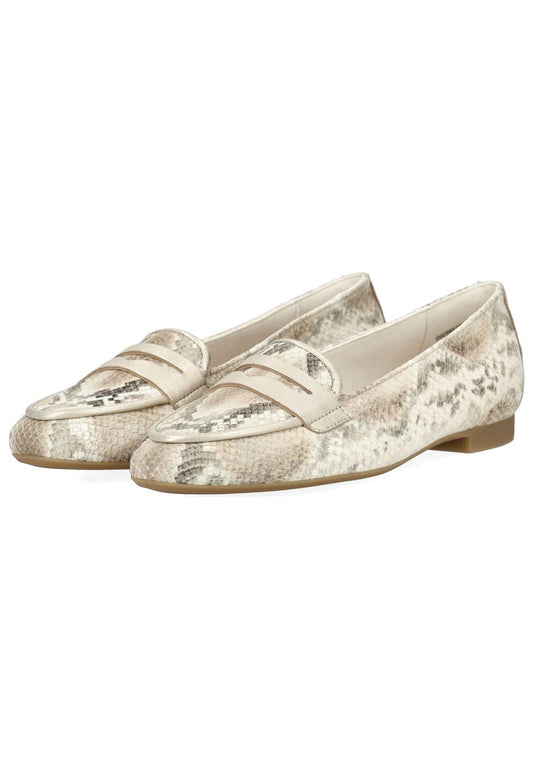 Paul Green Mokassin Glattleder Beige