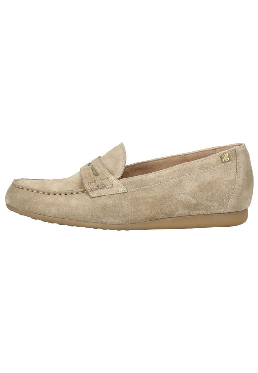 Paul Green Mokassin Veloursleder Beige