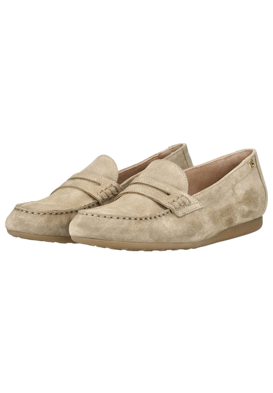 Paul Green Mokassin Veloursleder Beige