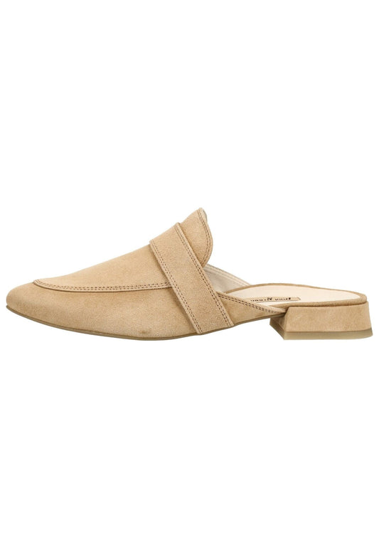 Paul Green Pantoletten Leder Beige