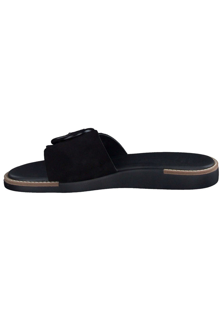 Paul Green Pantoletten Leder Schwarz