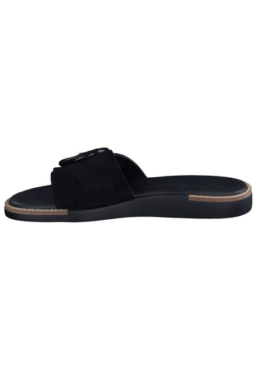 Paul Green Pantoletten Leder Schwarz