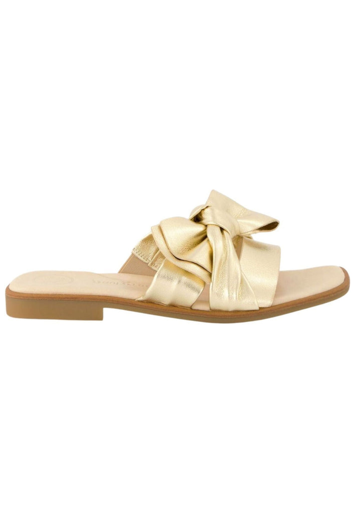 Paul Green Pantoletten Lederimitat Platin