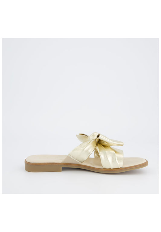 Paul Green Pantoletten Lederimitat Platin