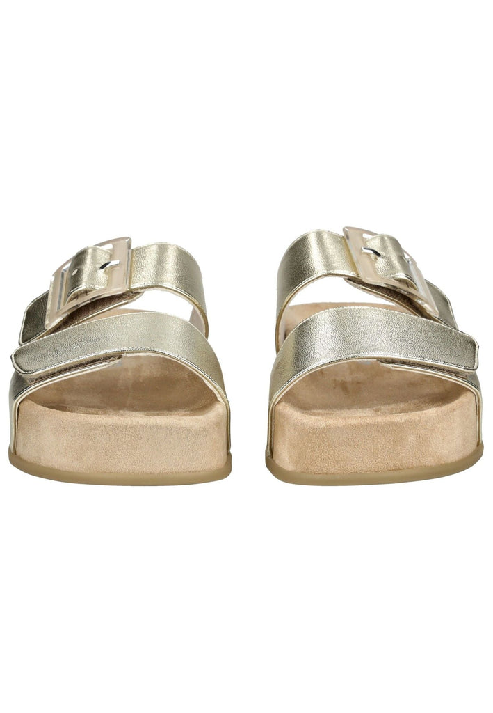 Paul Green Pantoletten Lederimitat Platin