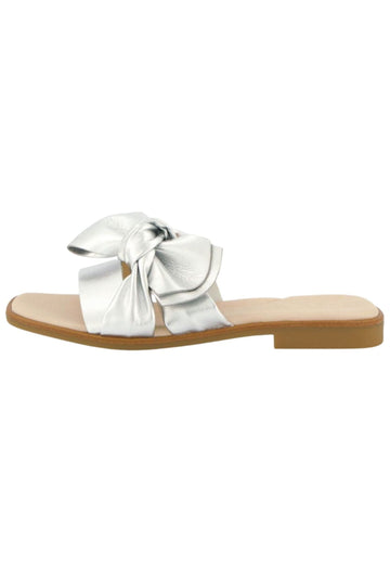 Pantoletten Paul Green Pantoletten Lederimitat Metallic Silver