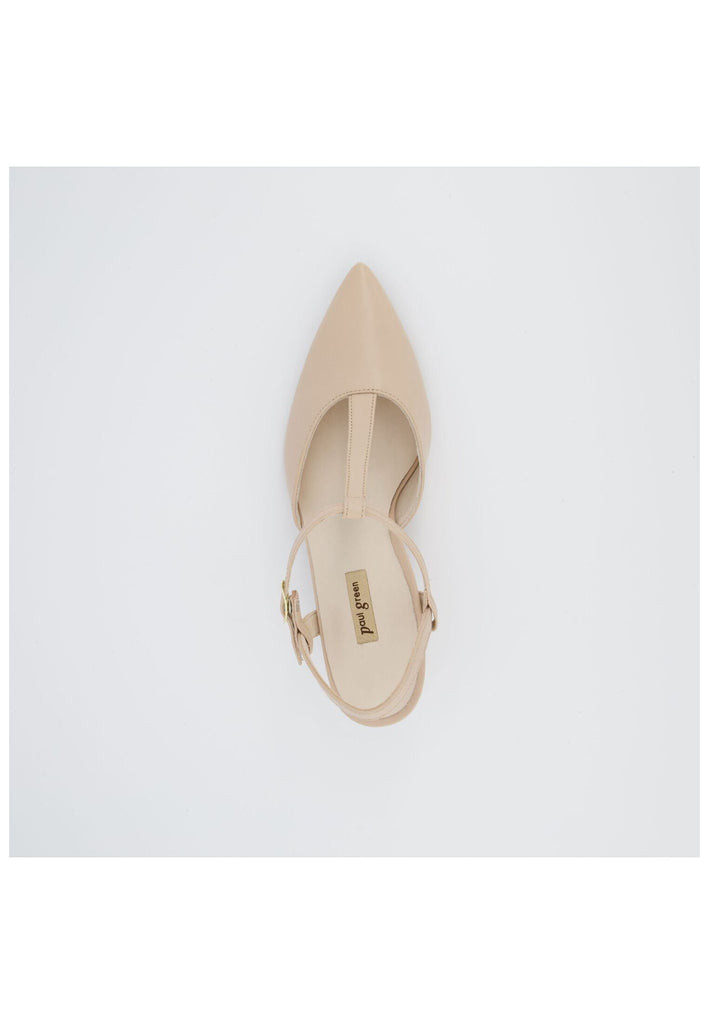 Paul Green Pumps Glattleder Beige