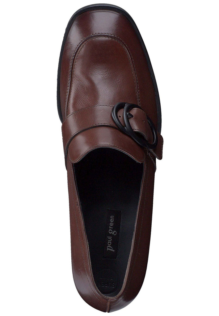Paul Green Pumps Glattleder Mittelbraun