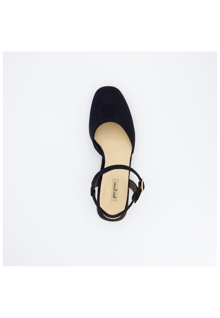 Paul Green Pumps Leder Dunkelblau