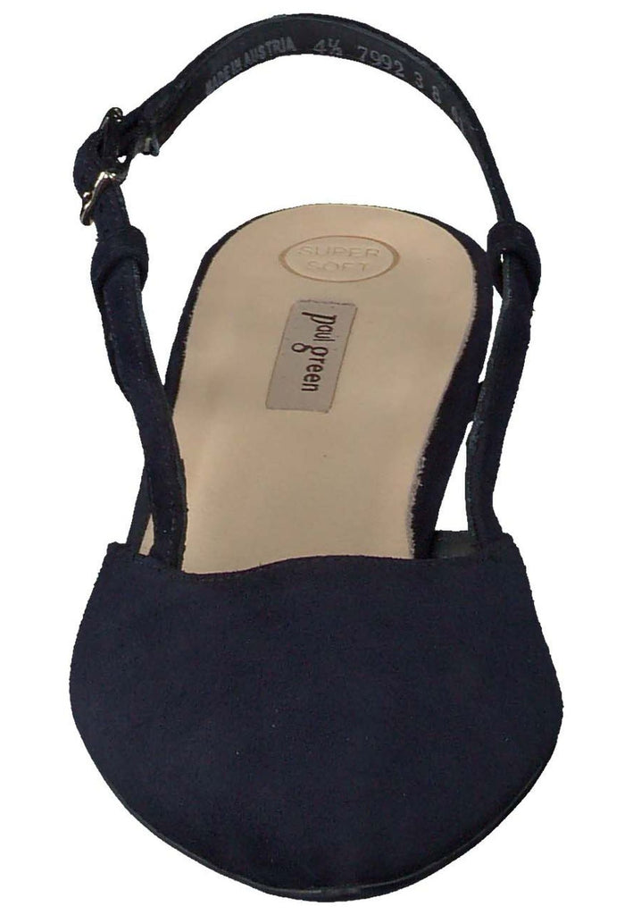 Paul Green Pumps Leder Dunkelblau