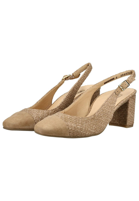Paul Green Pumps Leder Hellbraun